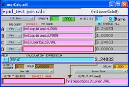 EPID position calculation