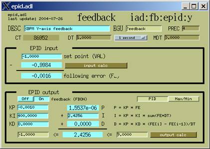 EPID controls