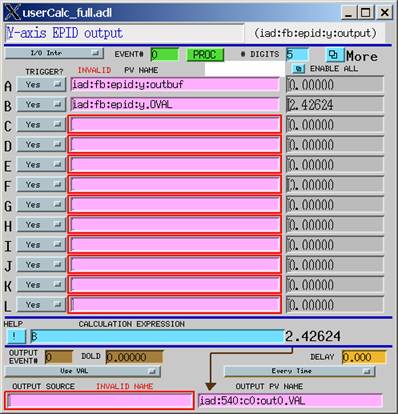 output calc